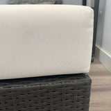 Outdoor Woven Ottoman