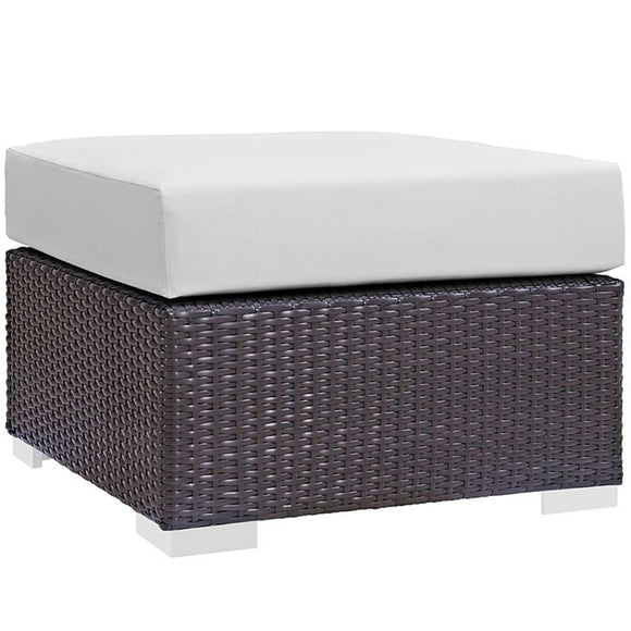 Outdoor Woven Ottoman II